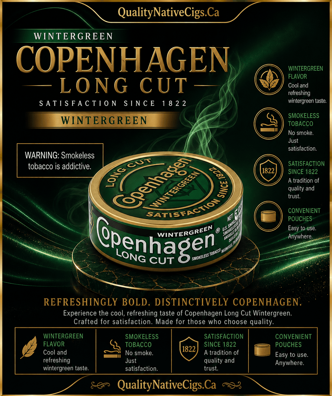 Copenhagen Wintergreen Longcut