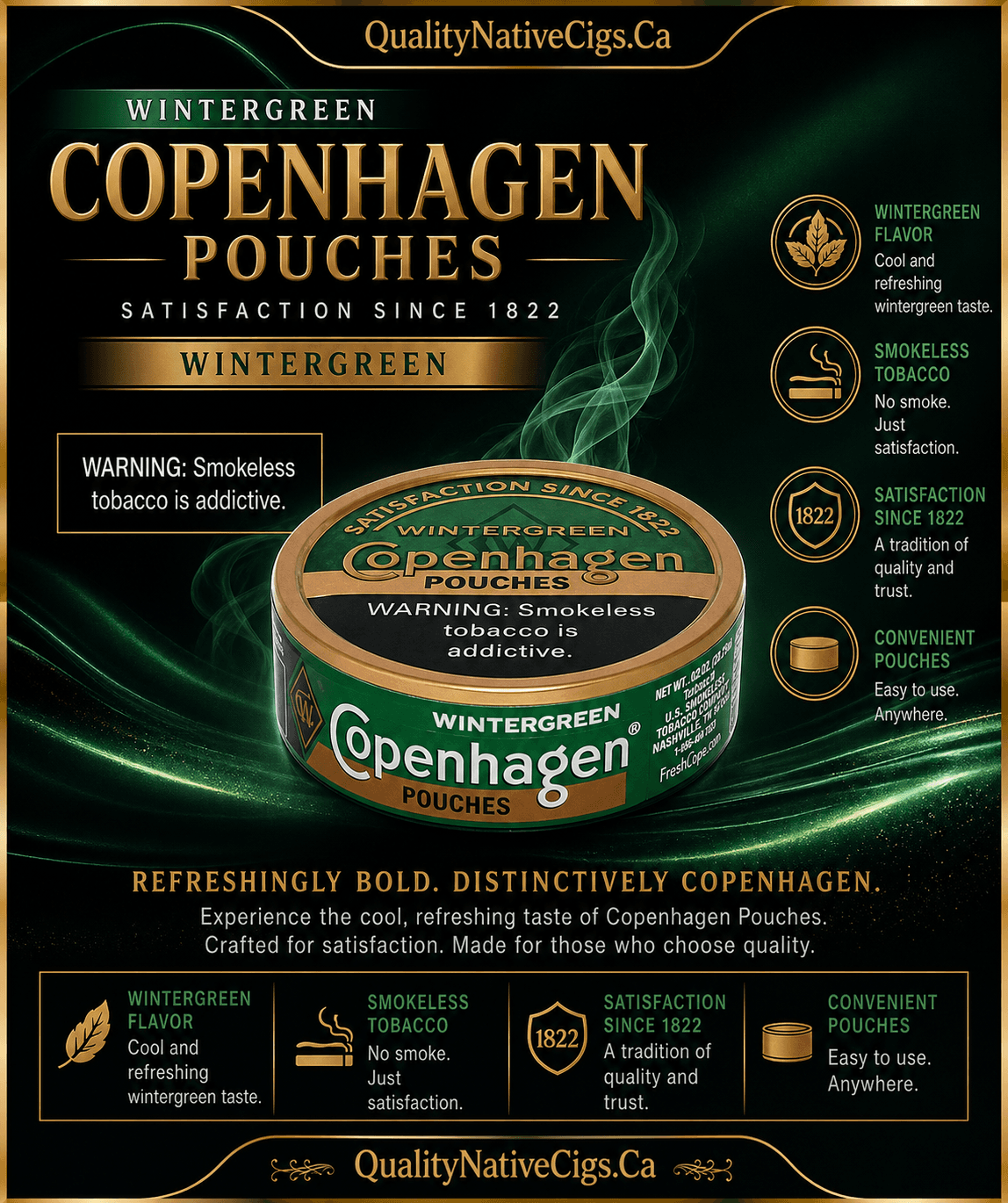 Copenhagen Wintergreen Pouches