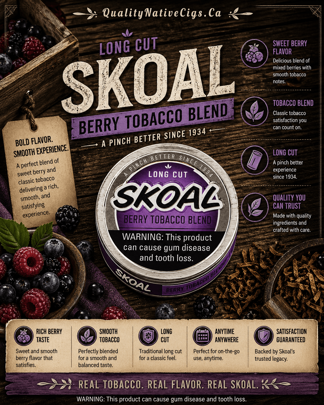 Skoal Berry Longcut