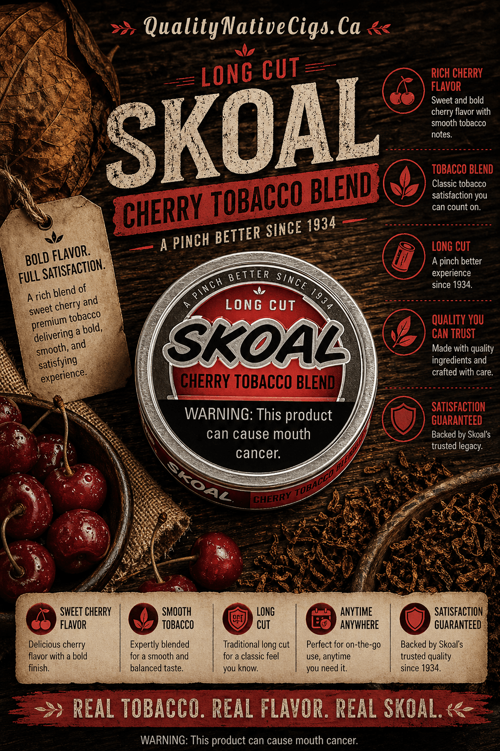 Skoal Cherry Longcut