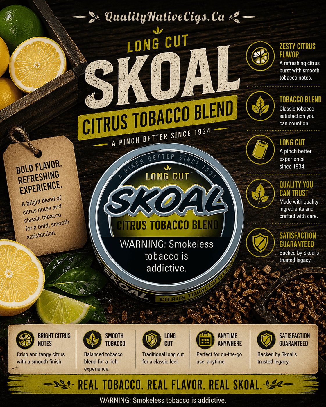 Skoal Citrus Longcut