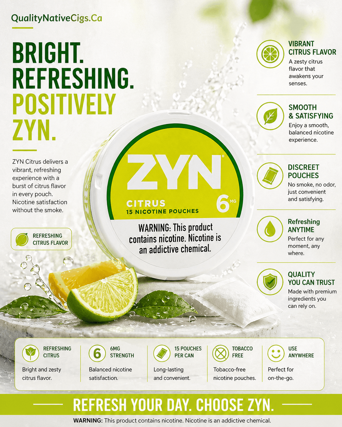 Zyn 6mg Citrus Pouches